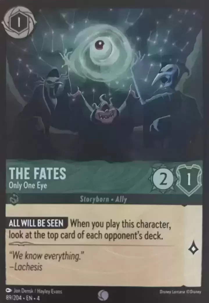 Ursula\'s Return - The Fates - Only One Eye - Foil