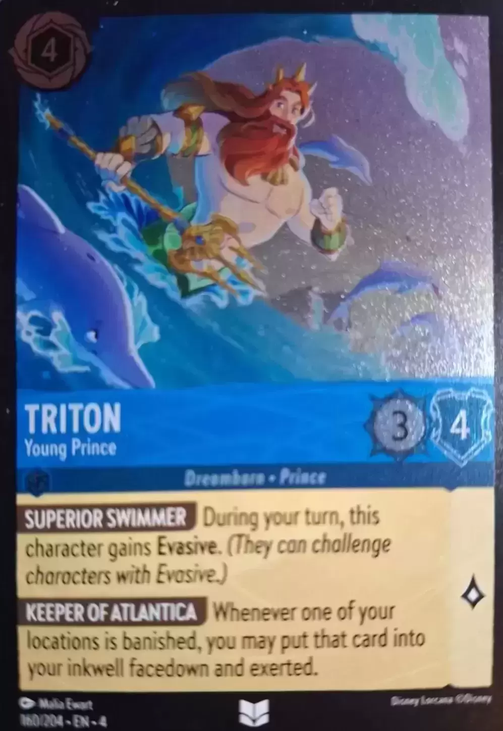 Ursula\'s Return - Triton - Young Prince - Foil