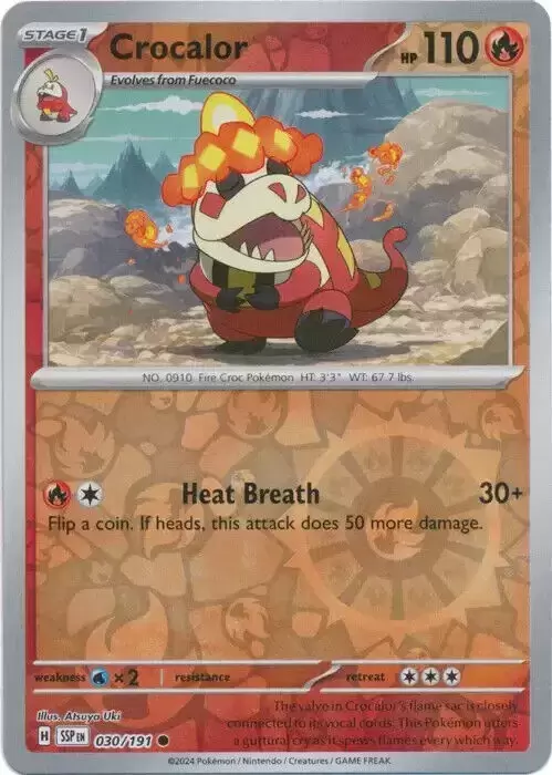 Surging Sparks SSPEN - Crocalor Reverse