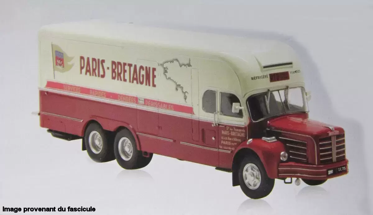 Camions Berliet  1/43ème - Berliet GBM 15 Fourgon \