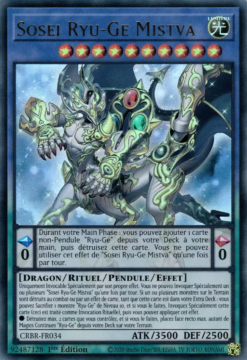 Croisée Infernale CRBR - Sosei Ryu-Ge Mistva
