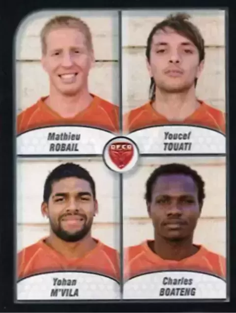 Foot 2010 - Championnat de France de L1 et L2 - Mathieu Robail / Youcef Touati / Yohan M\'Vila / Charles Boateng - Dijon FCO
