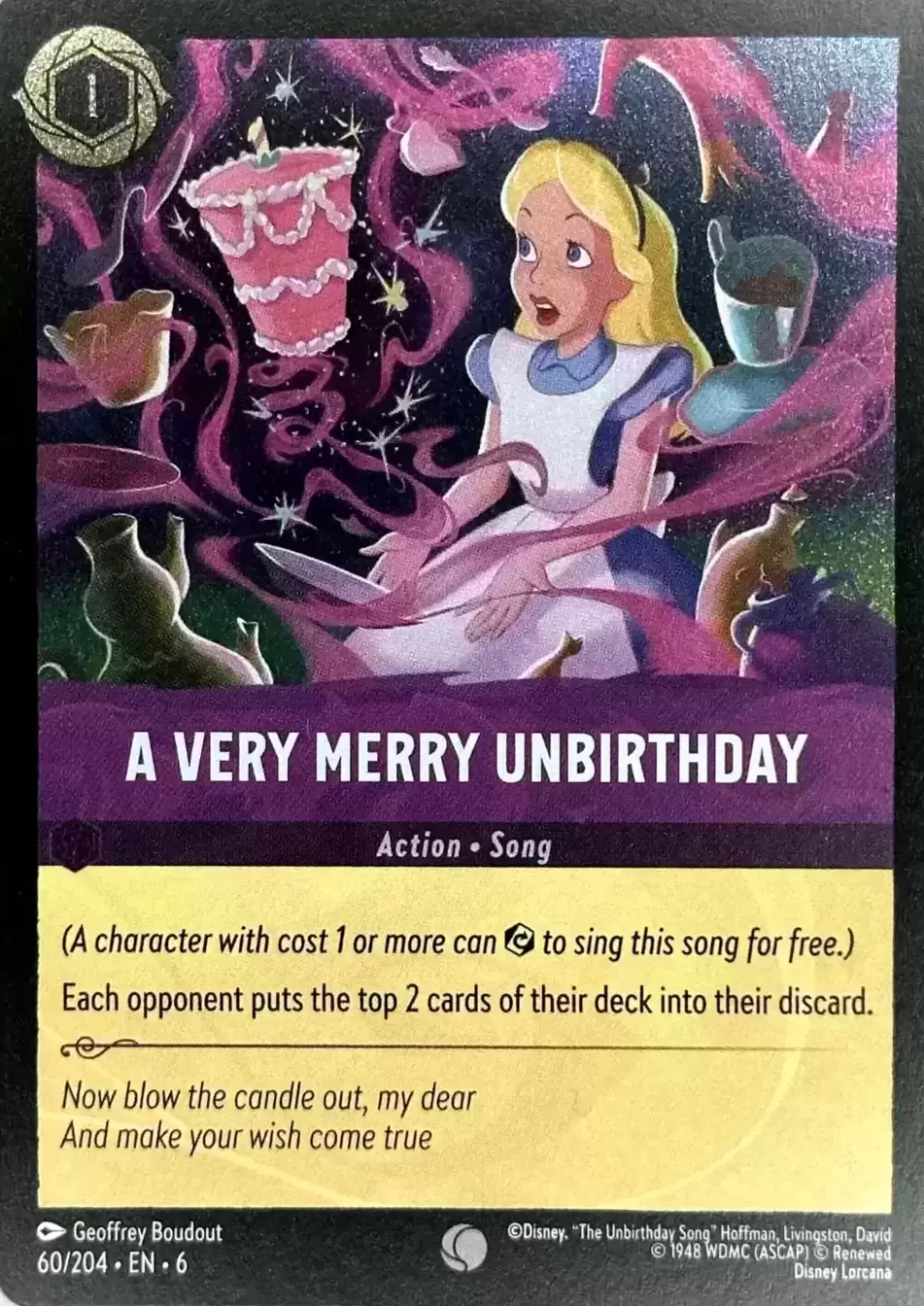 Azurite Sea - A Very Merry Unbirthday - Foil