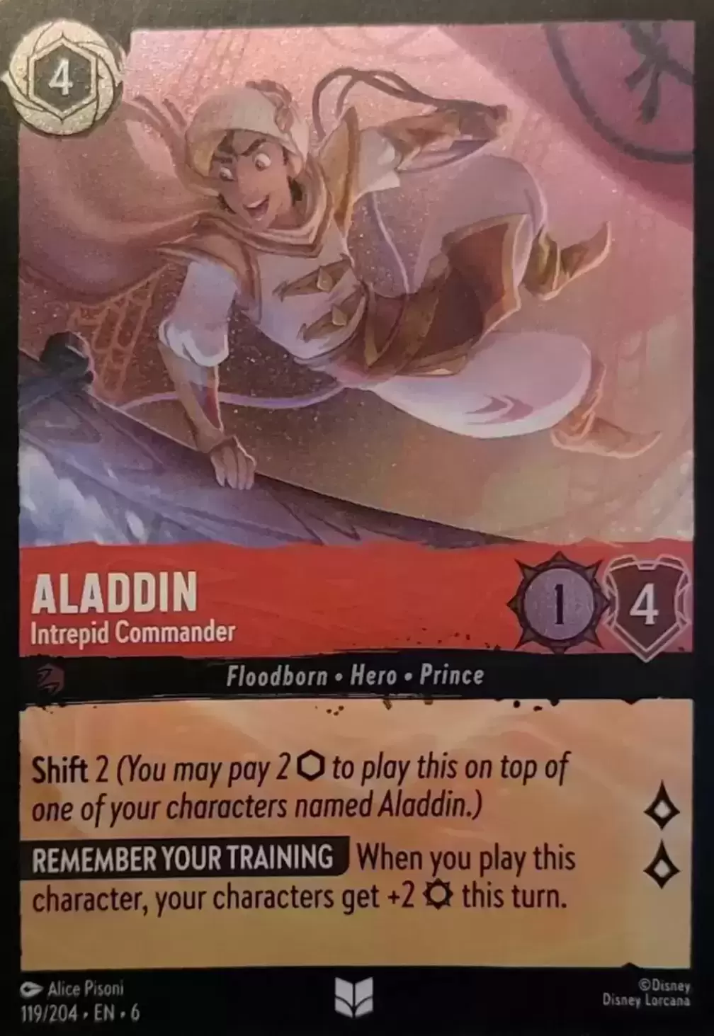 Azurite Sea - Aladdin - Intrepid Commander - Foil
