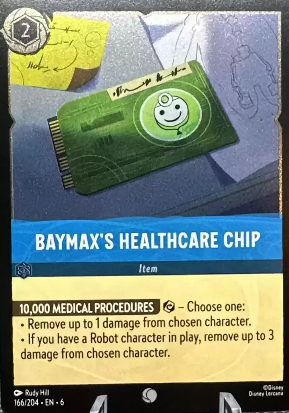 Azurite Sea - Baymax\'s Healthcare Chip - Foil