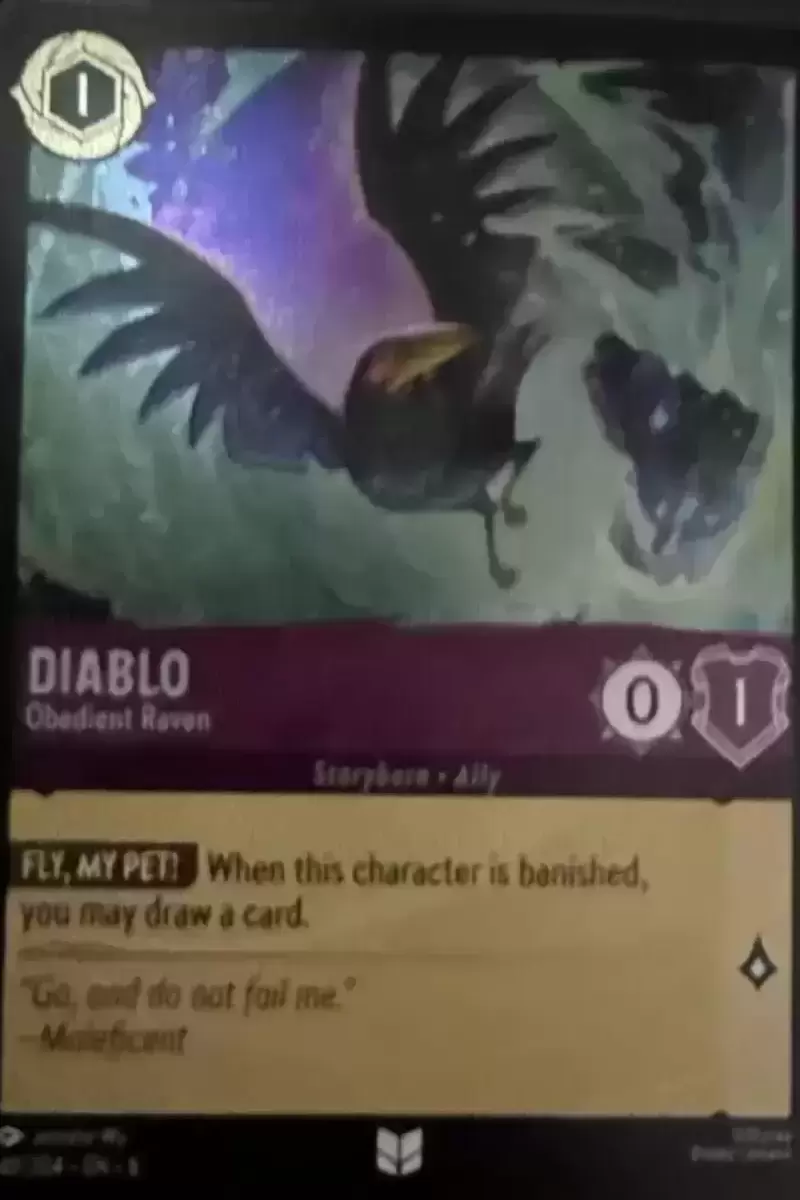 Azurite Sea - Diablo - Obedient Raven – Foil