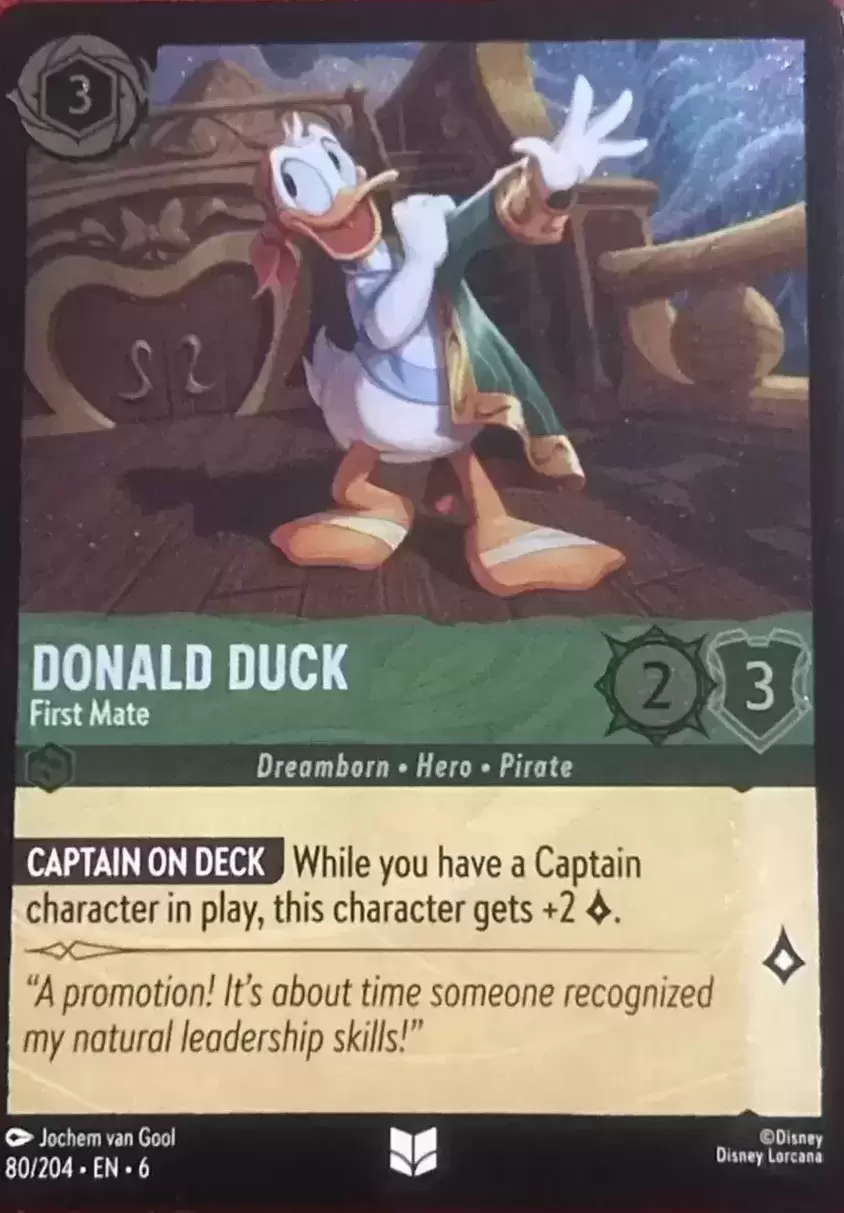 Azurite Sea - Donald Duck - First Mate - Foil