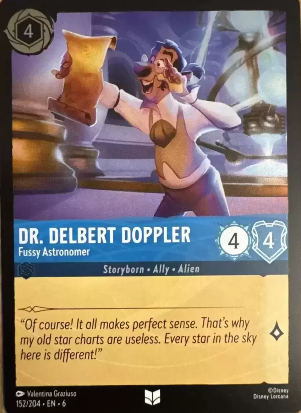 Azurite Sea - Dr. Delbert Doppler - Fussy Astronomer - Foil