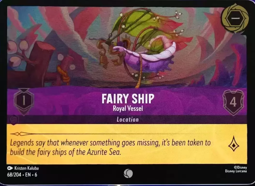 Azurite Sea - Fairy Ship - Foil