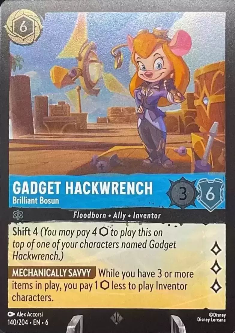 Azurite Sea - Gadget Hackwrench - Brilliant Bosun - Foil