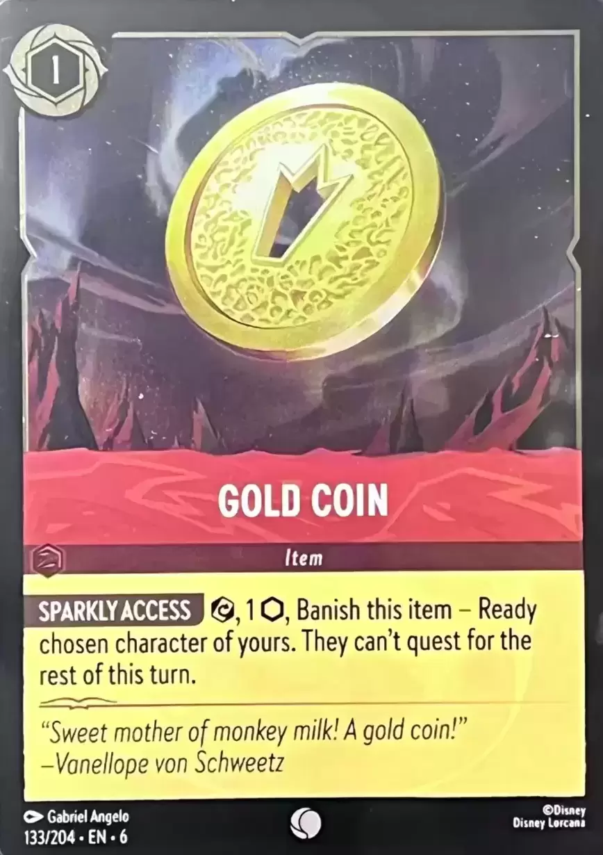Azurite Sea - Gold Coin - Foil