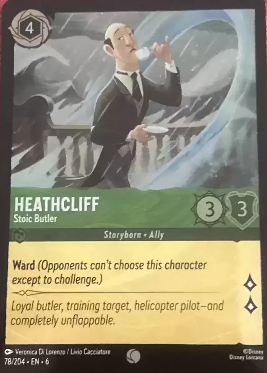 Azurite Sea - Heathcliff - Stoic Butler - Foil