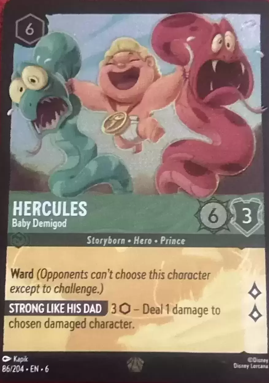 Azurite Sea - Hercules - Baby Demigod - Foil