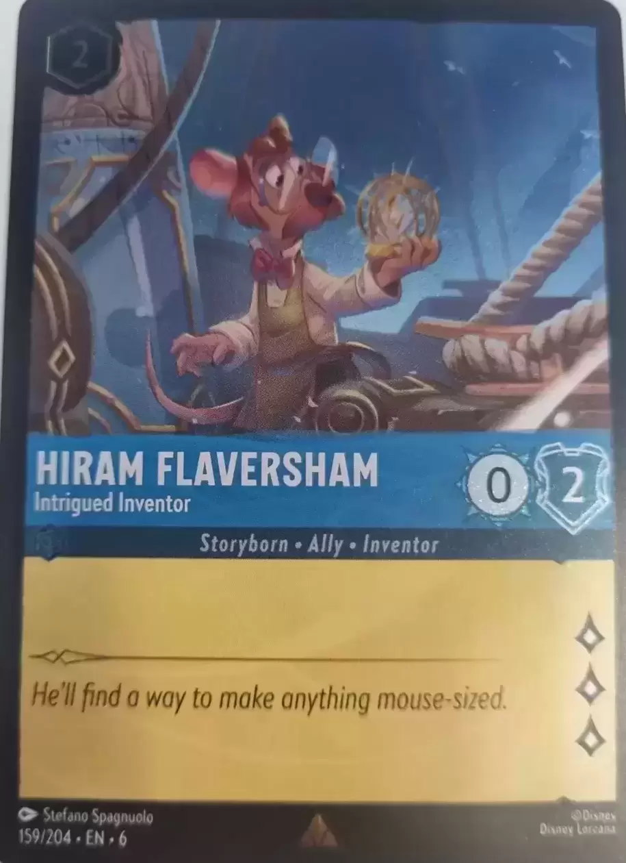 Azurite Sea - Hiram Flaversham - Intrigued Inventor - Foil