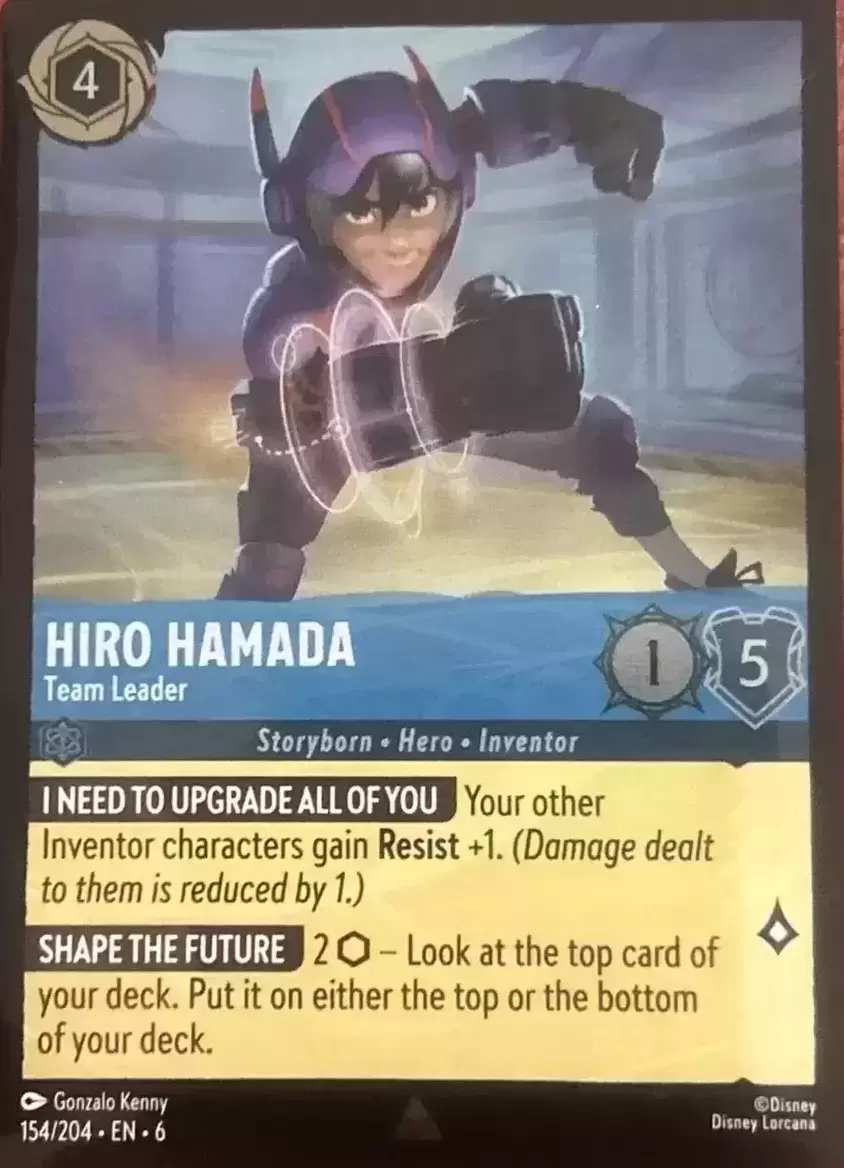 Azurite Sea - Hiro Hamada - Team Leader - Foil