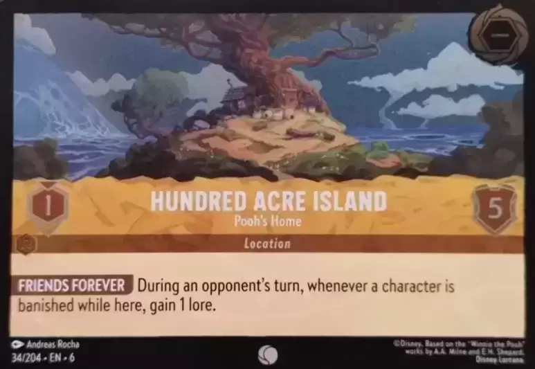 Azurite Sea - Hundred Acre Island - Foil