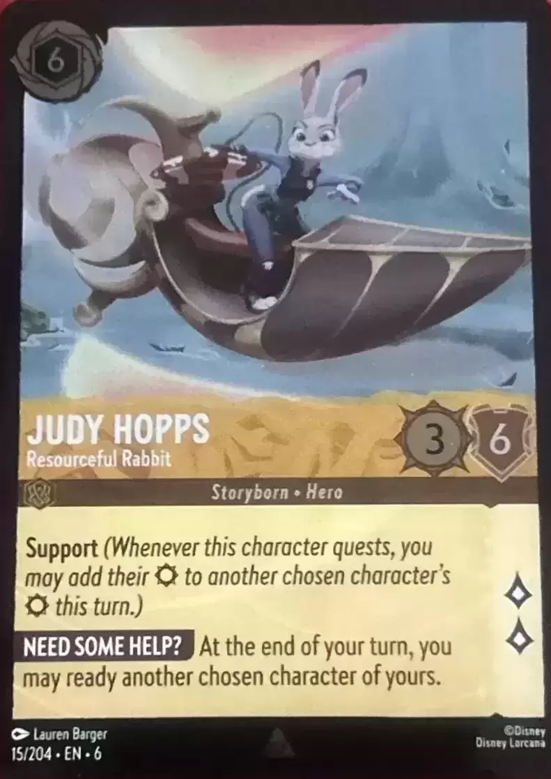 Azurite Sea - Judy Hopps - Resourceful Rabbit - Foil