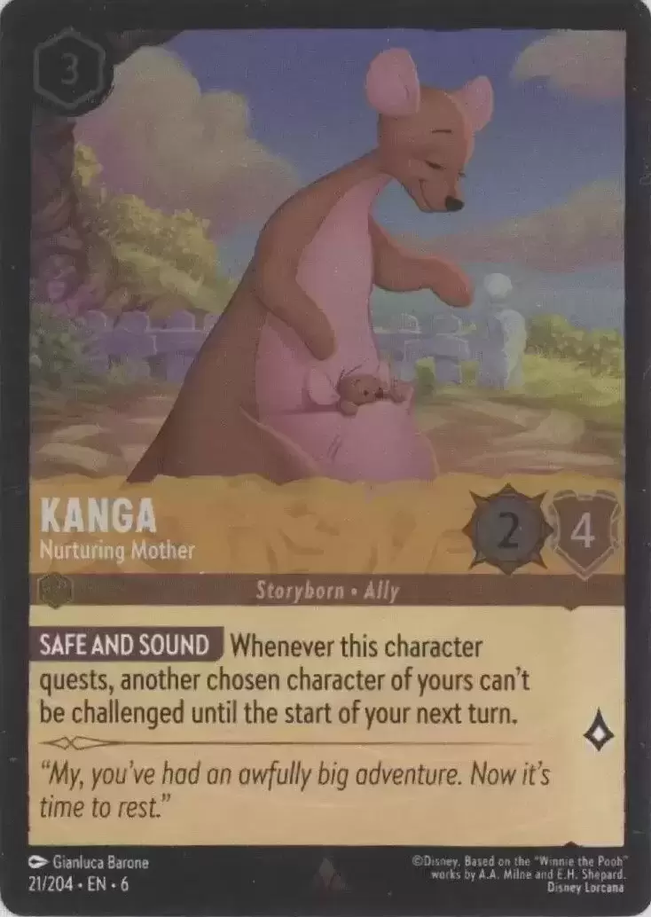 Azurite Sea - Kanga - Nurturing Mother - Foil