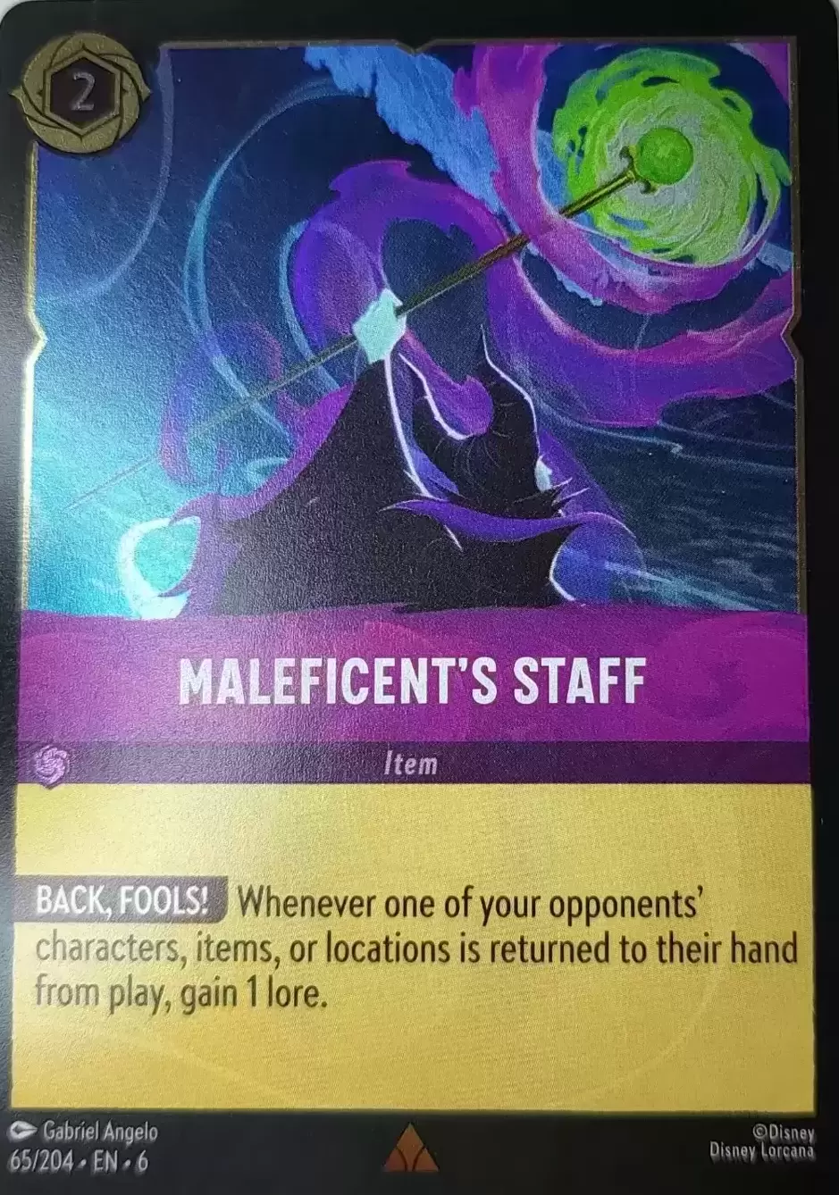 Azurite Sea - Maleficent\'s Staff - Foil