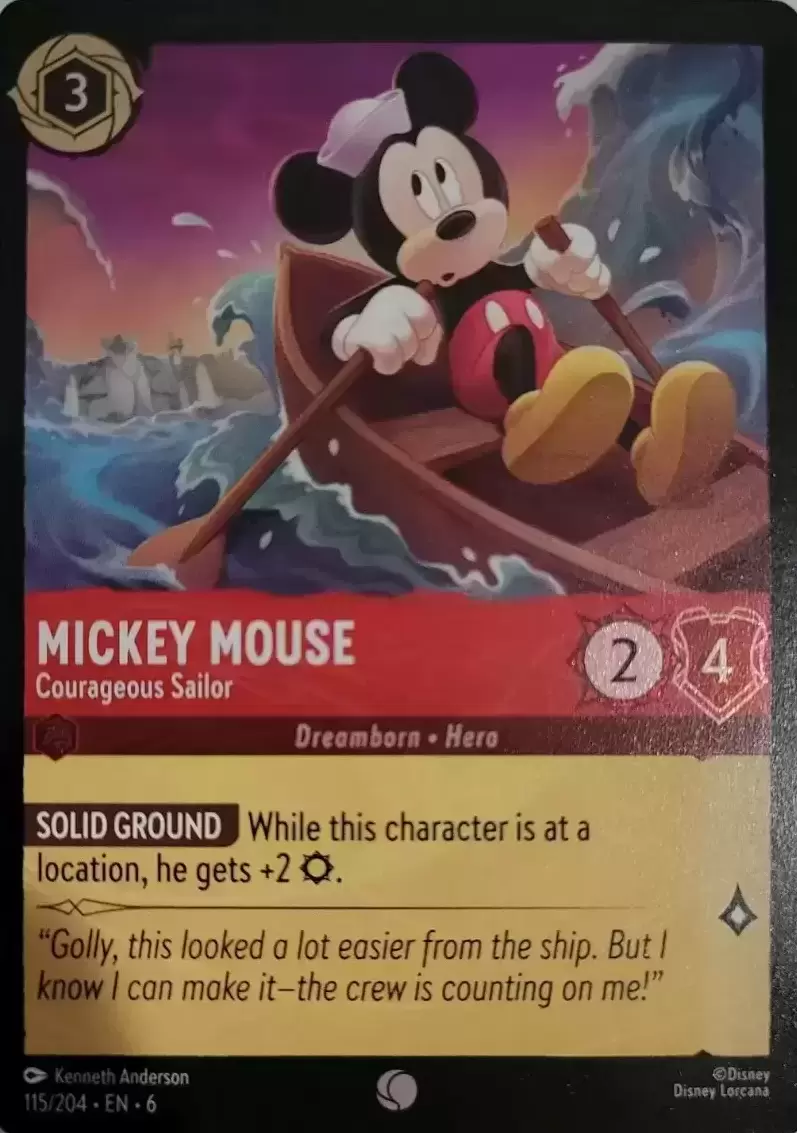 Azurite Sea - Mickey Mouse - Courageous Sailor - Foil
