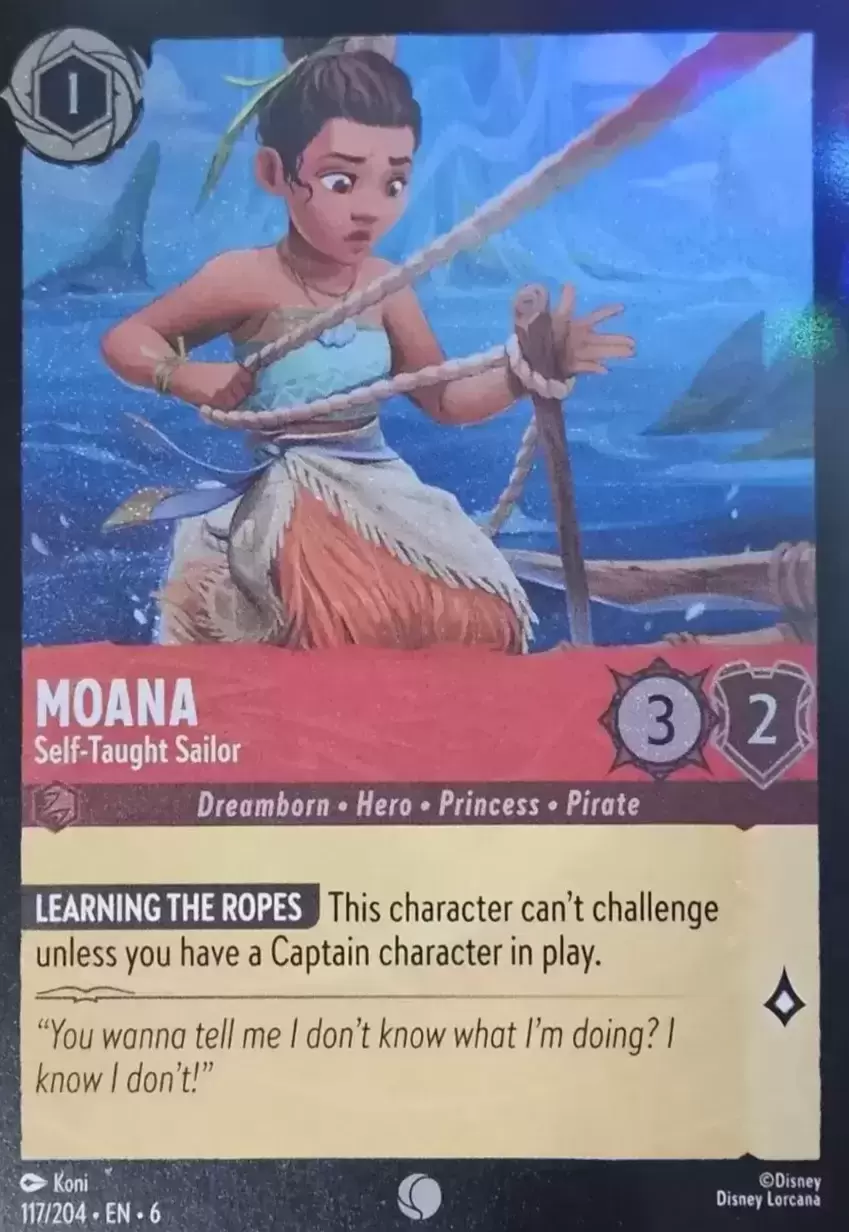 Azurite Sea - Moana - Self-Taught Sailor - Foil