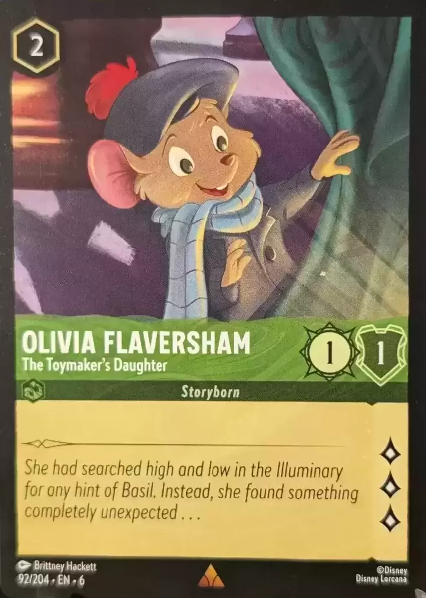 Azurite Sea - Olivia Flaversham - The Toymaker\'s Daughter - Foil