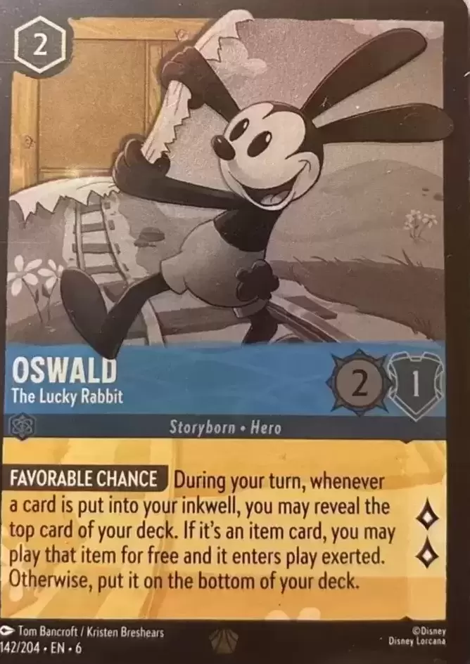 Azurite Sea - Oswald - The Lucky Rabbit - Foil