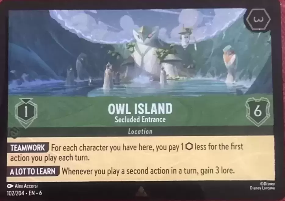 Azurite Sea - Owl Island - Foil
