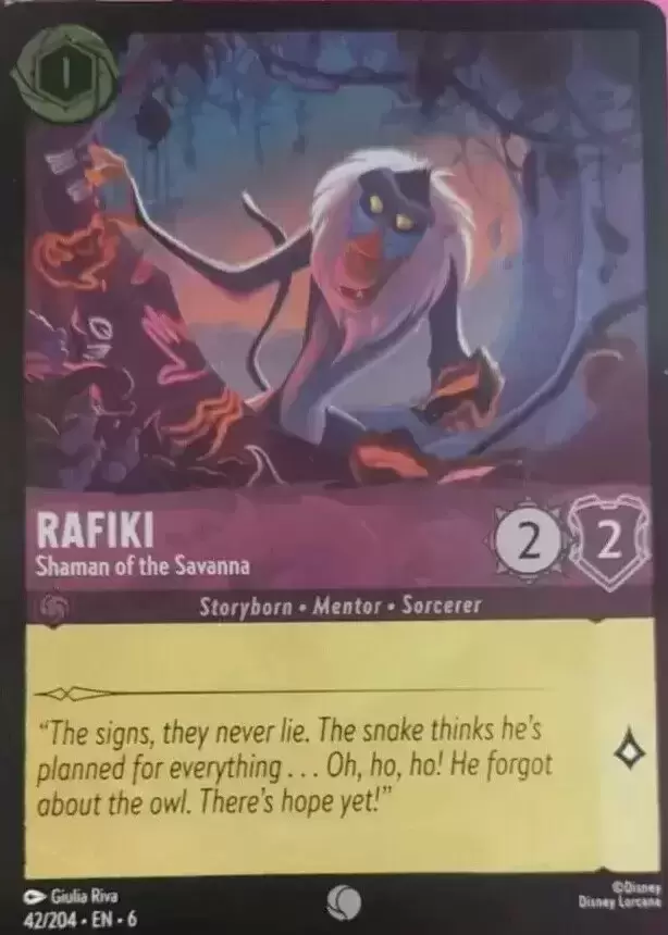 Azurite Sea - Rafiki - Shaman of the Savanna - Foil