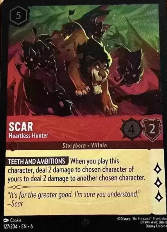 Azurite Sea - Scar - Heartless Hunter - Foil