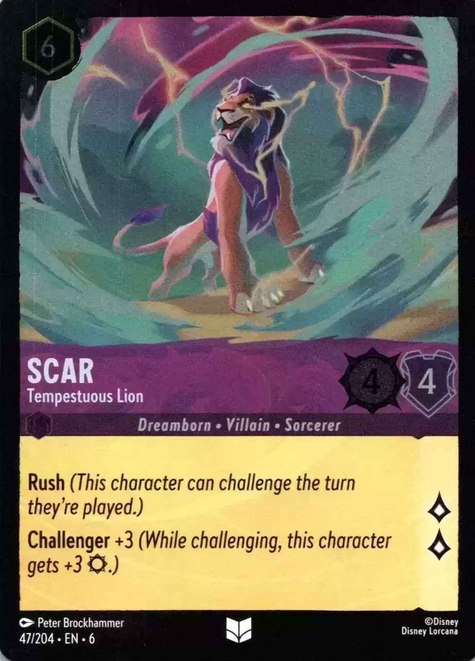 Azurite Sea - Scar - Tempestuous Lion - Foil