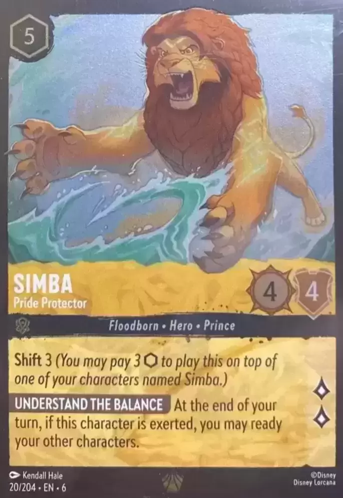 Azurite Sea - Simba - Pride Protector - Foil