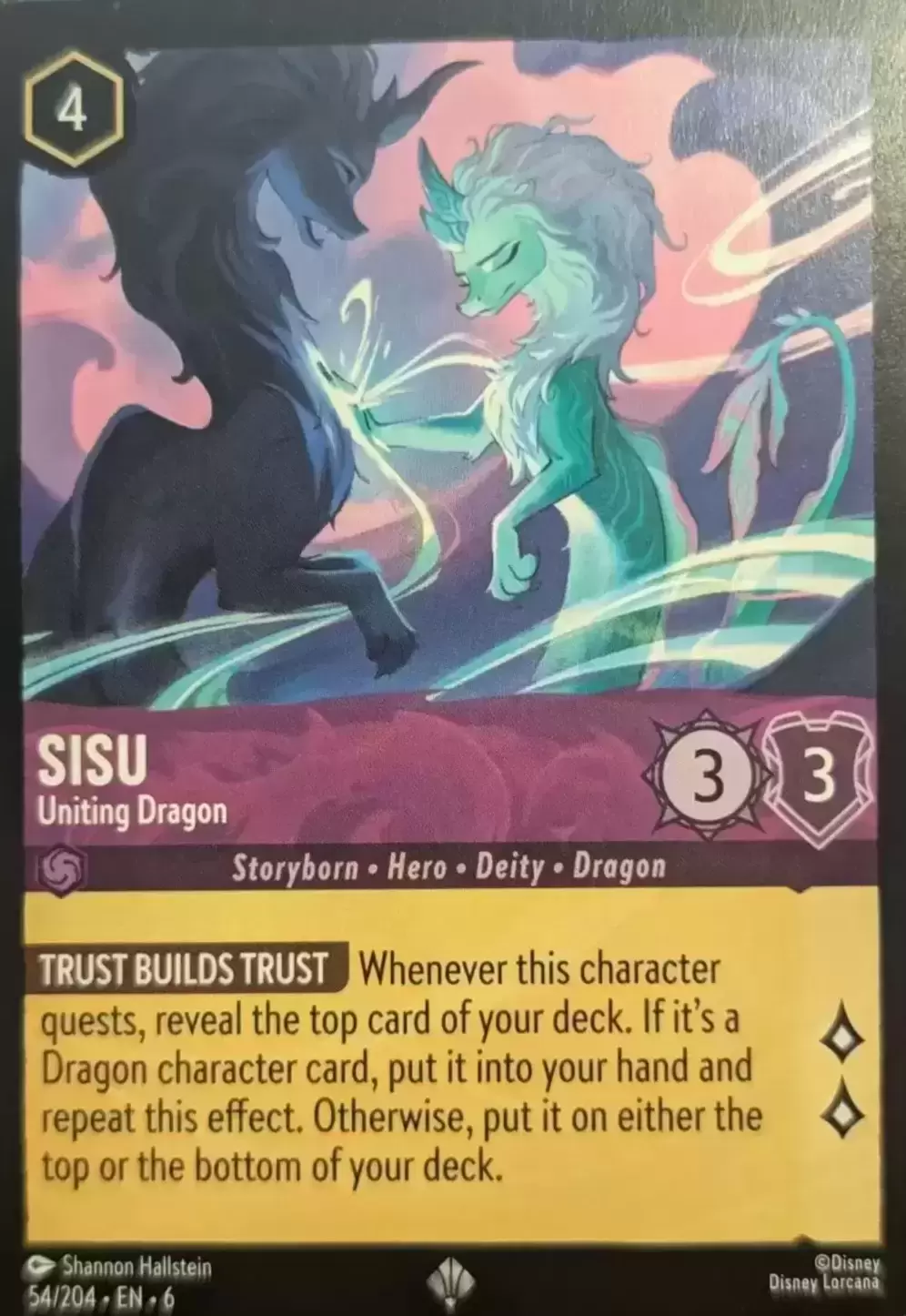Azurite Sea - Sisu - Uniting Dragon - Foil