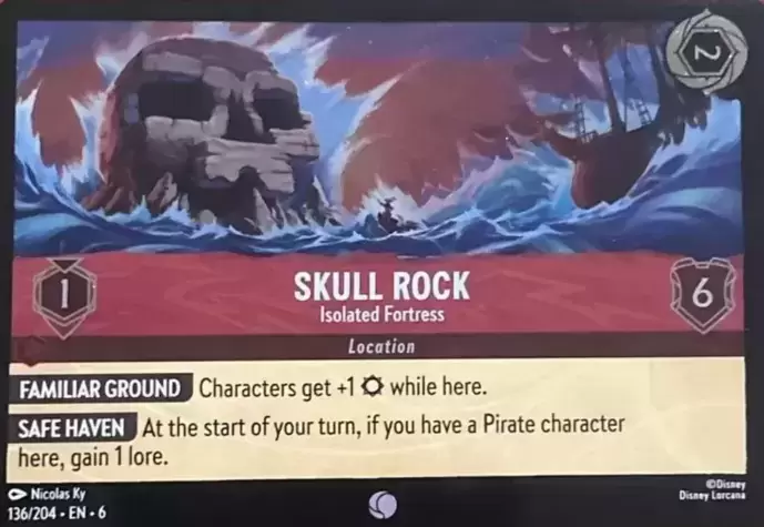 Azurite Sea - Skull Rock - Foil