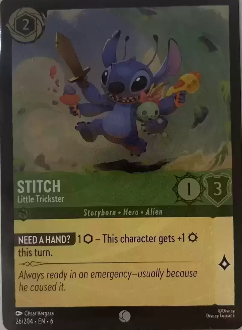 Azurite Sea - Stitch - Little Trickster - Foil