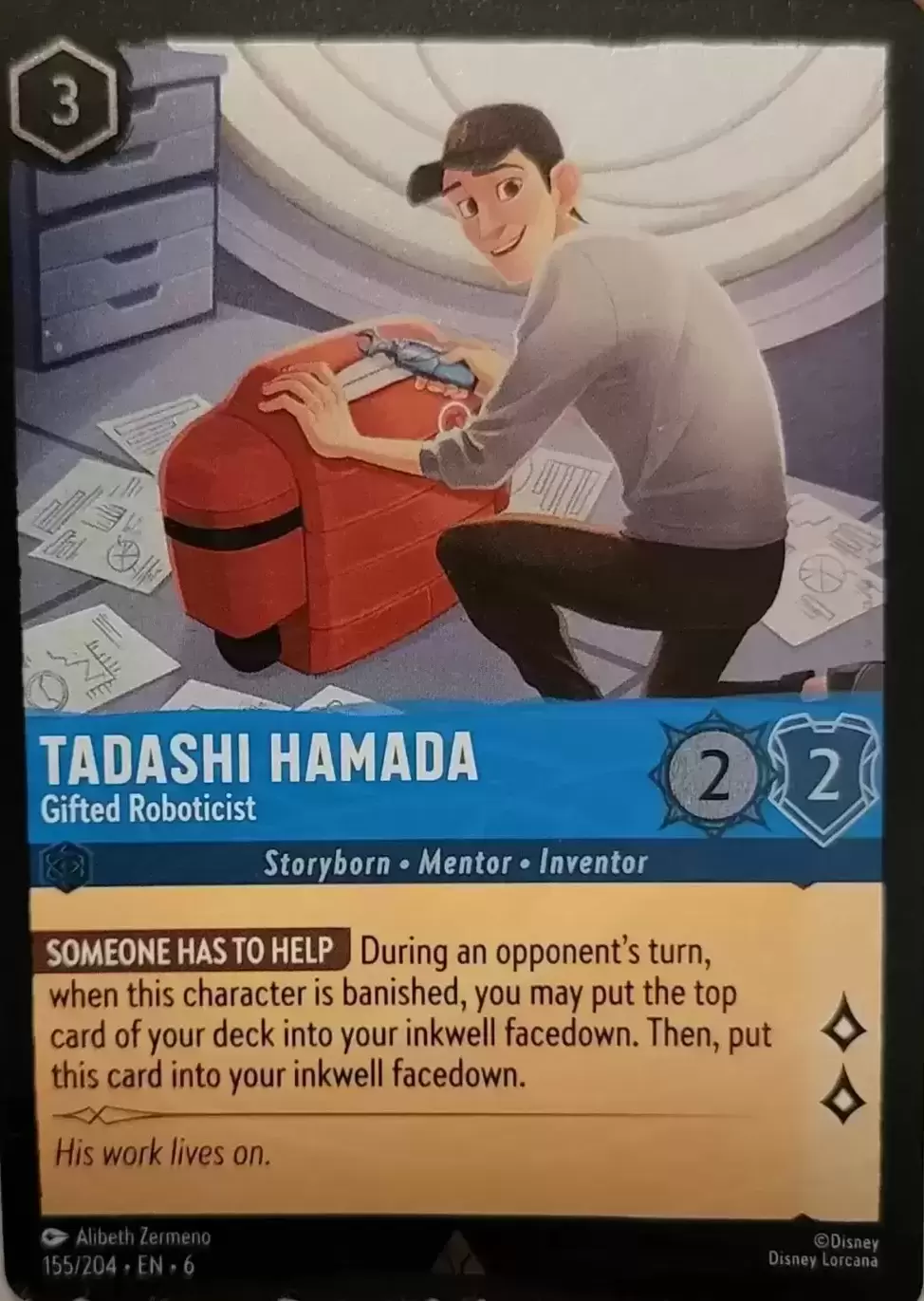 Azurite Sea - Tadashi Hamada - Gifted Roboticist - Foil