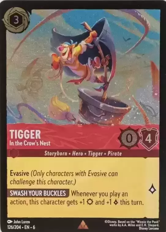 Azurite Sea - Tigger - In the Crow\'s Nest - Foil