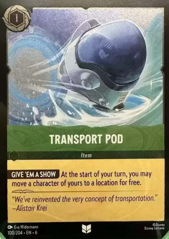 Azurite Sea - Transport Pod - Foil