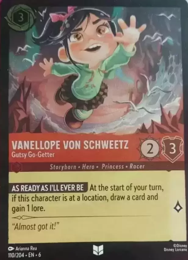 Azurite Sea - Vanellope Von Schweetz - Gutsy Go-Getter - Foil