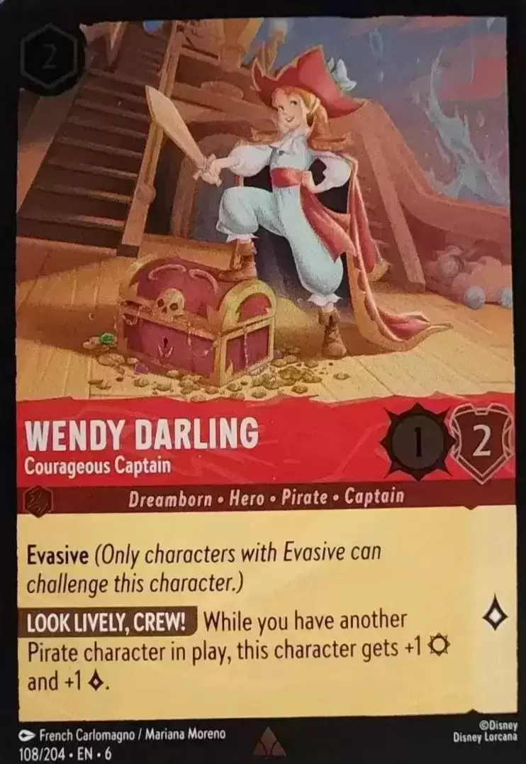 Azurite Sea - Wendy Darling - Courageous Captain - Foil