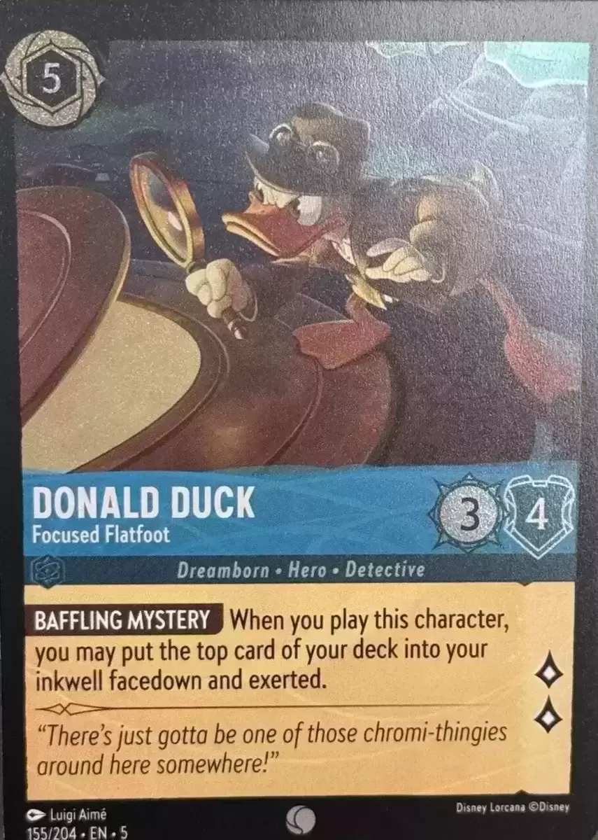 Shimmering Skies - Donald Duck - Focused Flatfoot - Foil
