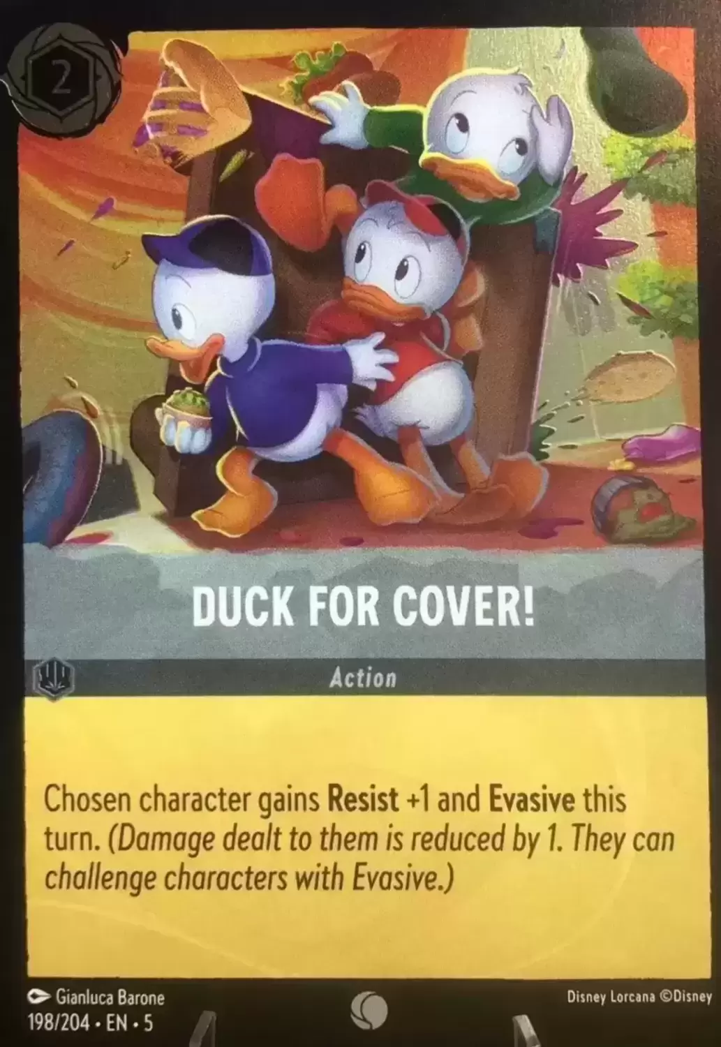 Shimmering Skies - Duck for Cover! - Foil