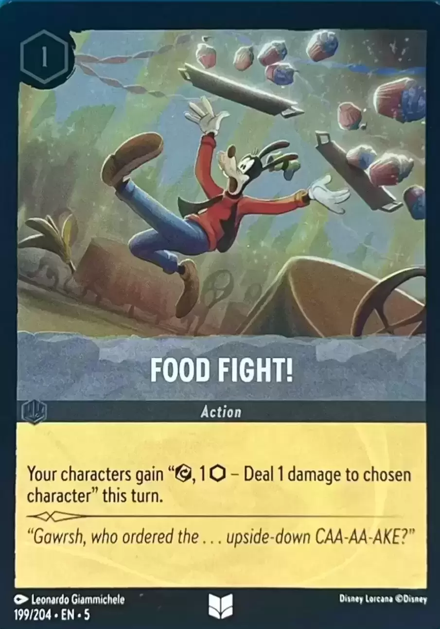 Shimmering Skies - Food Fight! - Foil