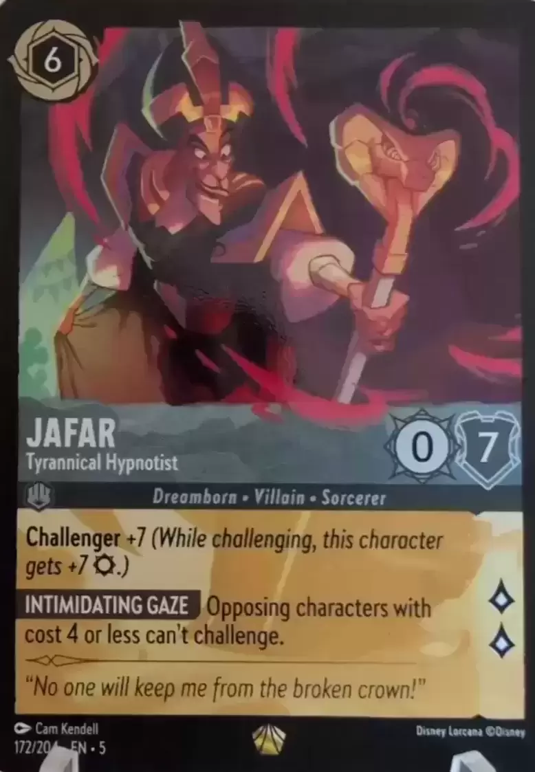 Shimmering Skies - Jafar - Tyrannical Hypnotist - Foil