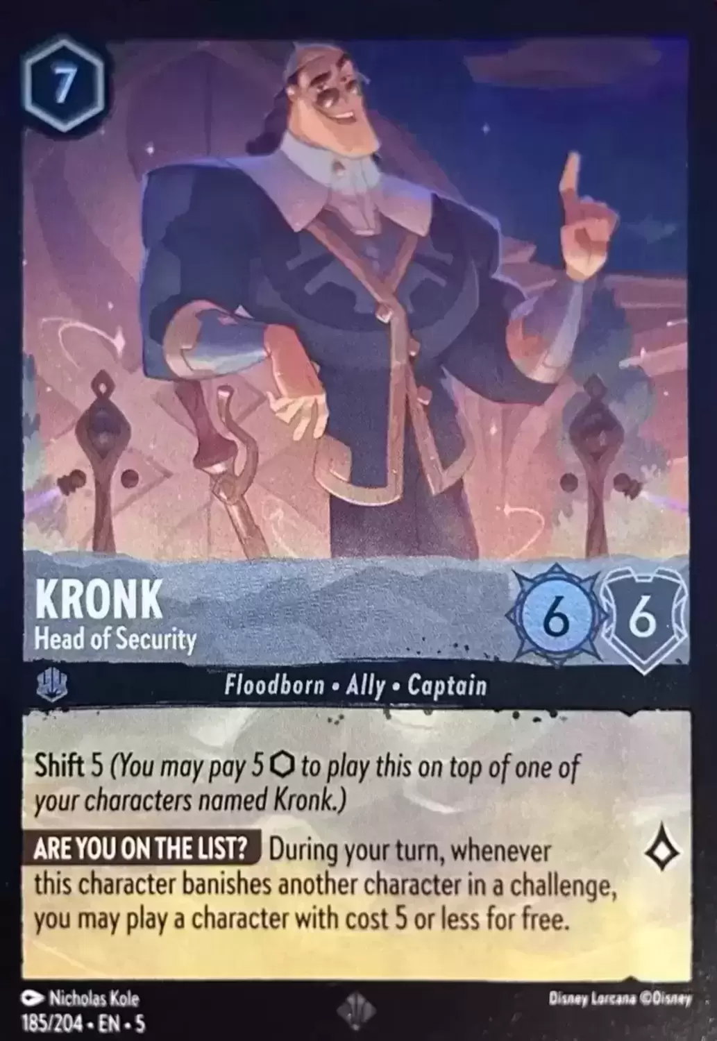 Shimmering Skies - Kronk - Head of Security - Foil