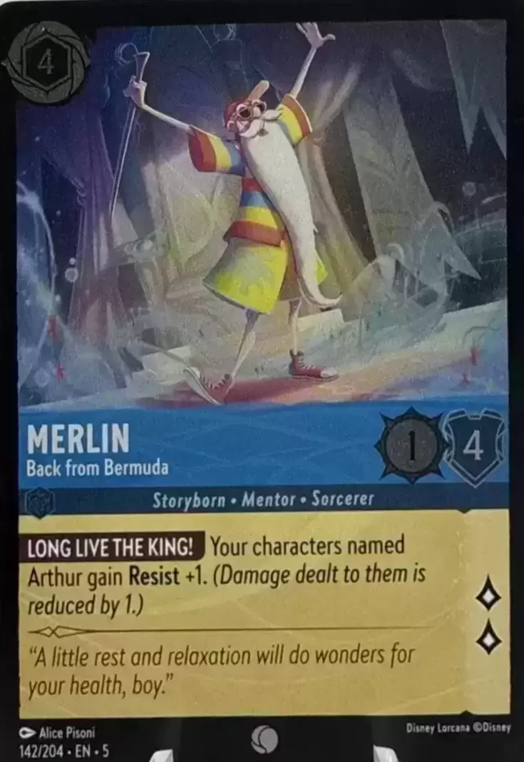 Shimmering Skies - Merlin - Back From Bermuda - Foil