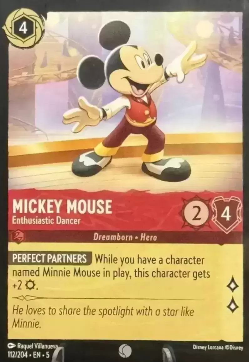 Shimmering Skies - Mickey Mouse - Enthusiastic Dancer - Foil