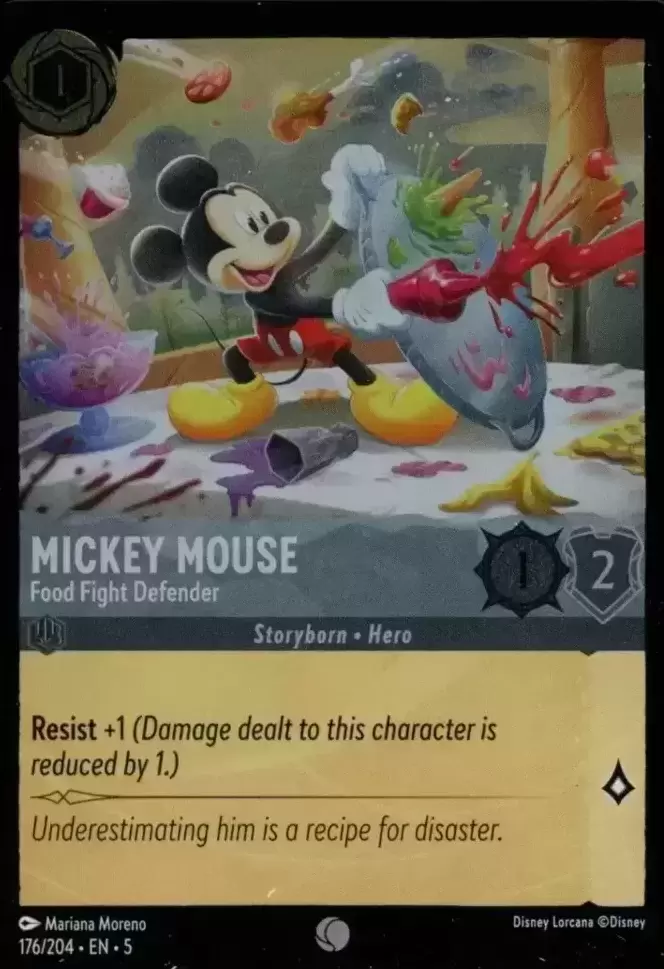 Shimmering Skies - Mickey Mouse - Food Fight Defender - Foil