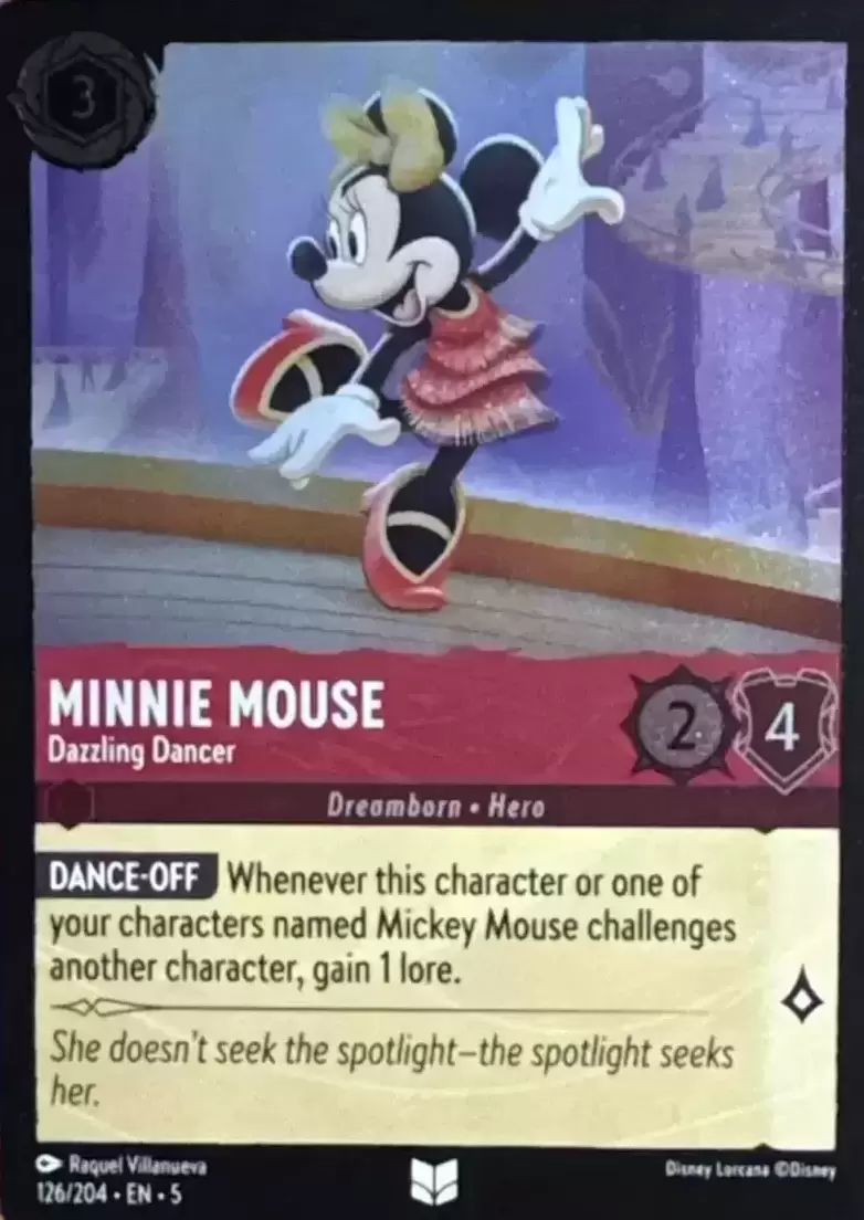 Shimmering Skies - Minnie Mouse - Dazzling Dancer - Foil