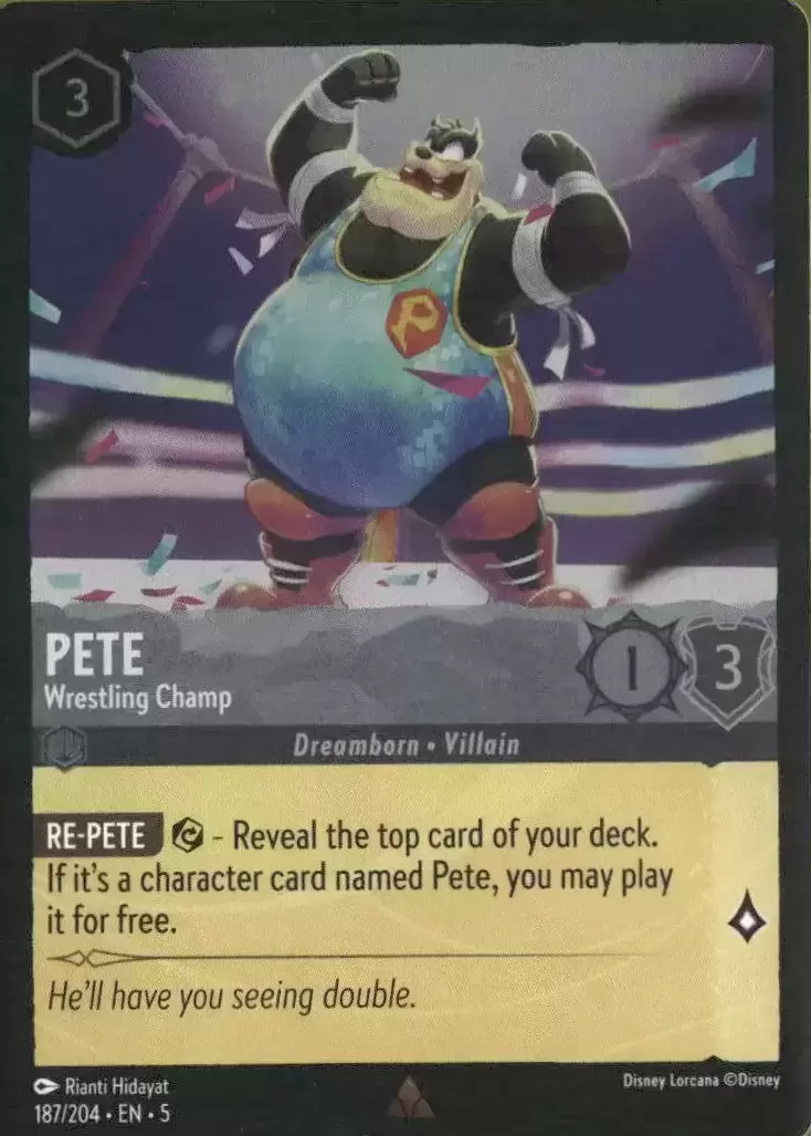 Shimmering Skies - Pete - Wrestling Champ - Foil
